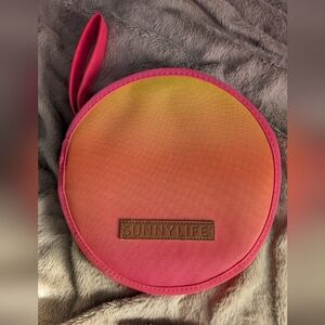 Sunnylife Pink and Yellow Round Picnic Set